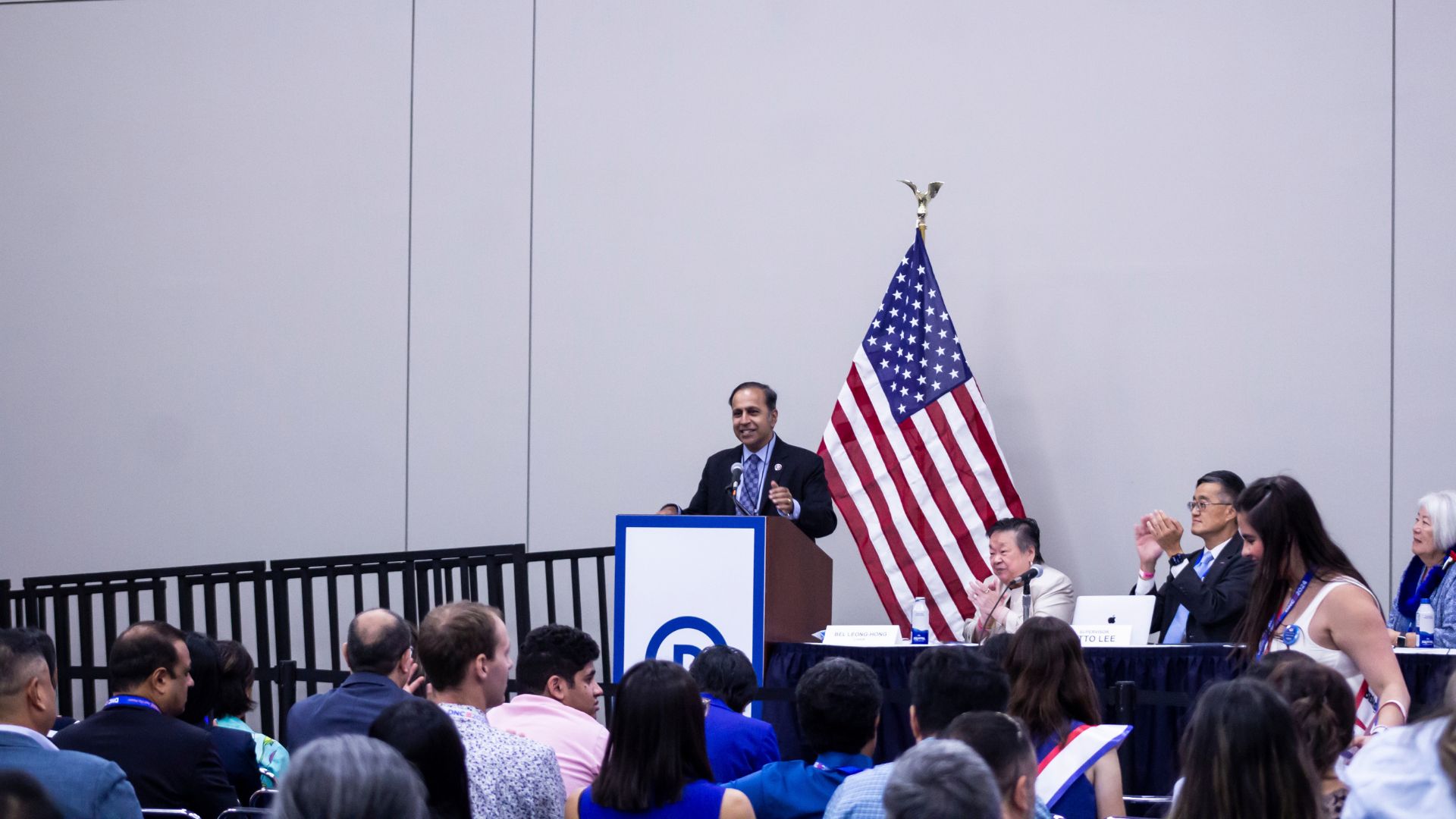 2024 DNC Day One: Congressman Krishnamoorthi Urges AAPI Community to “Pull Up Their Seats” at the Table