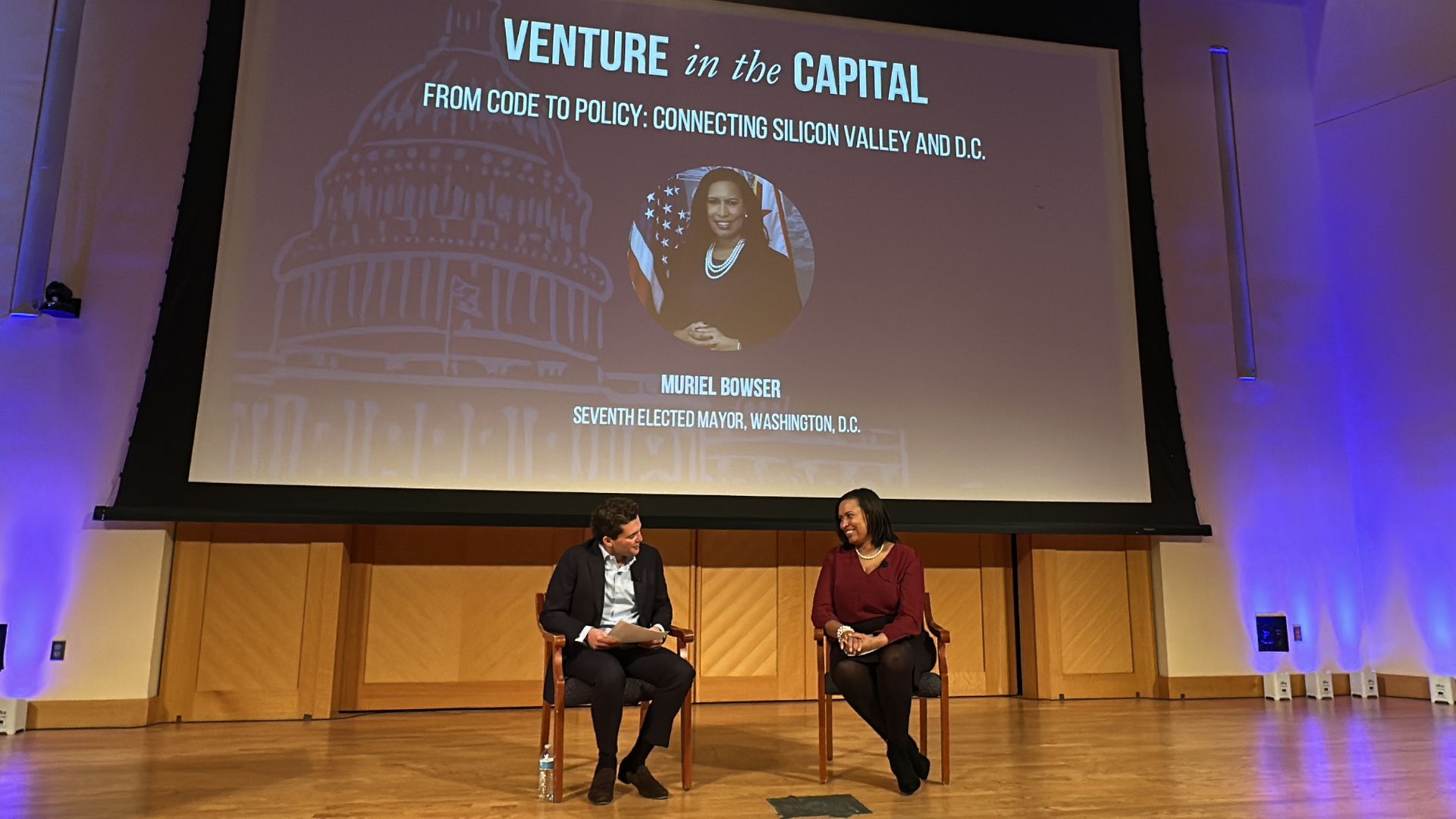 Mayor Muriel Bowser Attends Georgetown University’s Venture in the Capital Summit, Discusses Innovation and Urban Development